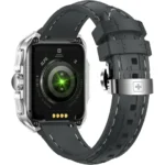 Grey silicon strap watch