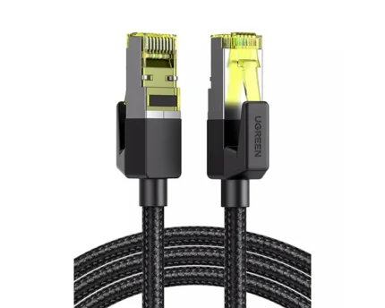 Black Cat7 Ethernet cable