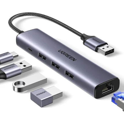 UGREEN USB to USB 3.0 Hub with Gigabit Ethernet Hub